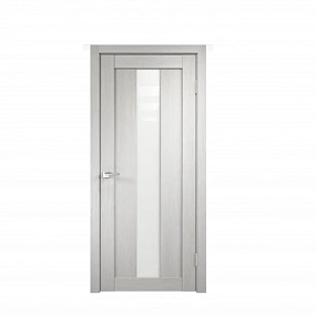 Дверь межкомнатная Фортуна остекленная полипропилен цвет дуб беленый 200 x 60 см