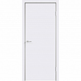 Дверь межкомнатная Smart 745х2050 мм окрашенная белая глухая с притвором